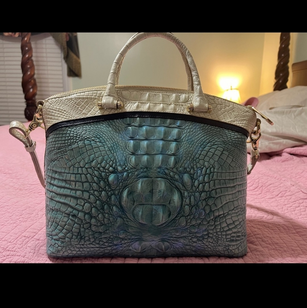 Brahmin Duxbury Satchel Astral Rhama Pocketbook. Mint Condition.
